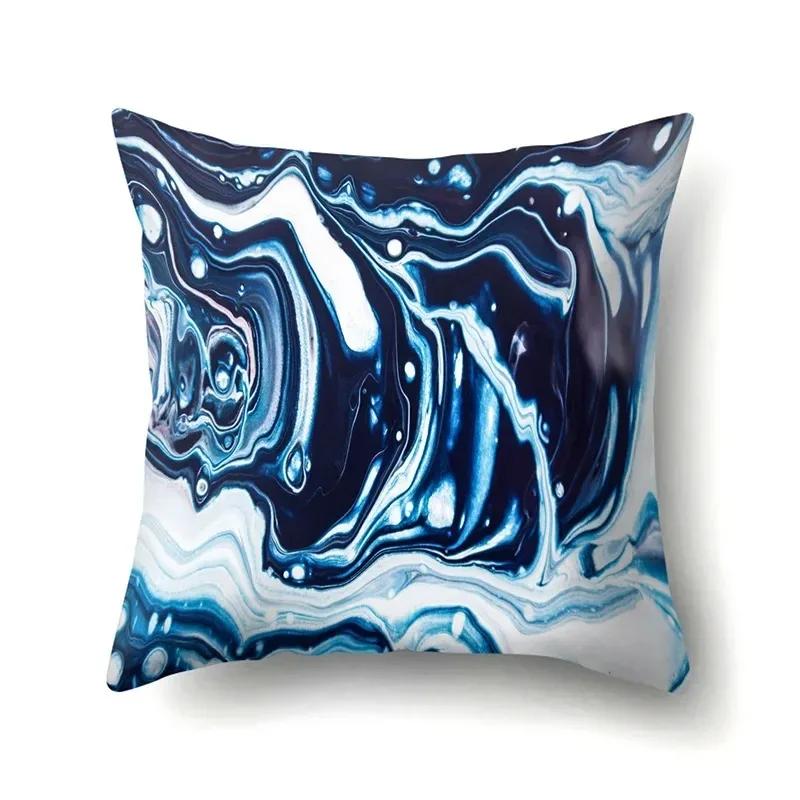 Nordic Fashion Abstract Marble Stripe Print Pillowcase Home Decoration Living Room Sofa Cushion Cover Bedroom Room Decoration
