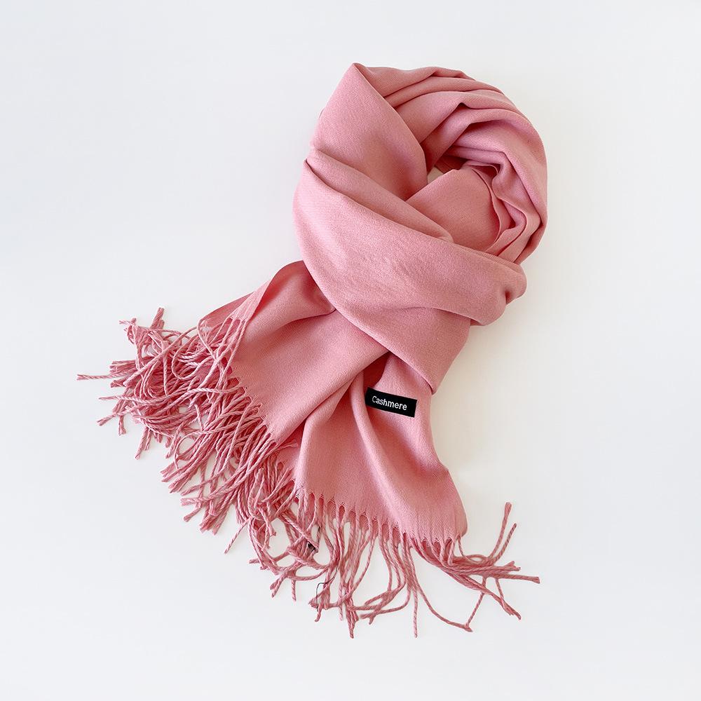 Multi-color imitation cashmere shawl scarf high-end fashion order versatile warm scarf women