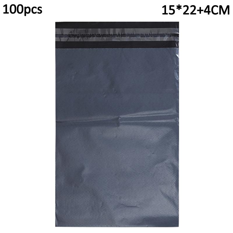 MX-060 100Pcs 15x22cm+4cm Mailing Bags 11C Thick Self Sealing Shipping Envelopes