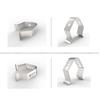 Stainless Steels Thermometers Clip for Food Safety with Multi-Hole Stable Grill Probe Holder for Meat and Liquids