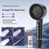 Multi-functional Turbocharged Shower Head Set with Piano Key Design