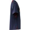 Nike Maglia da Calcio a Maniche Corte Girocollo Colorblock con Stampa di Lettere Paris Saint-Germain Uomo Top Blu Navy DX3022-499