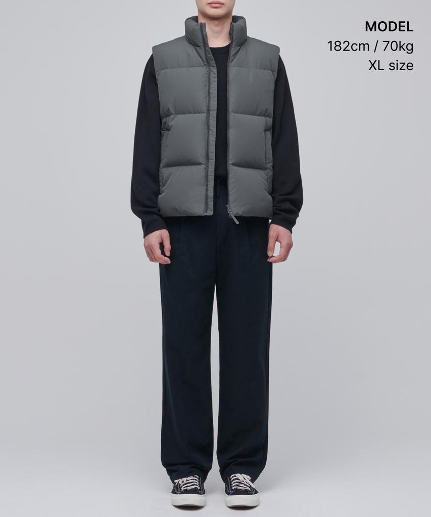Musinsa Standard Down Puffer Vest [Warm Gray]