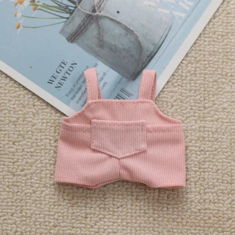 Mini Doll'S Clothes Outfit Accessories For Korea Kpop Exo 15-17cm Labubu Idol V1 V2 Pocket overalls Clothing Gift