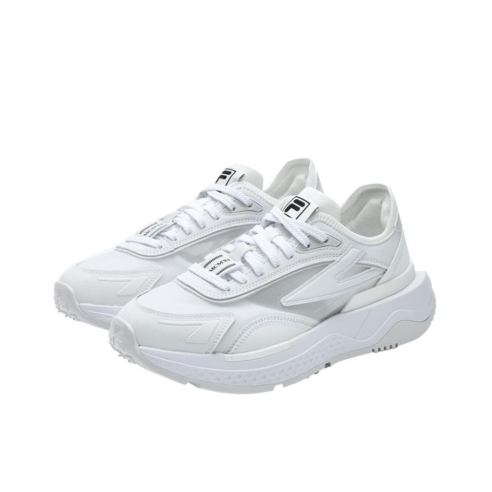 FILA PIONIERE Synthetic Leather Abrasion Resistant Breathable Support Low top Casual Running Shoes Women's White F12W423109FWB