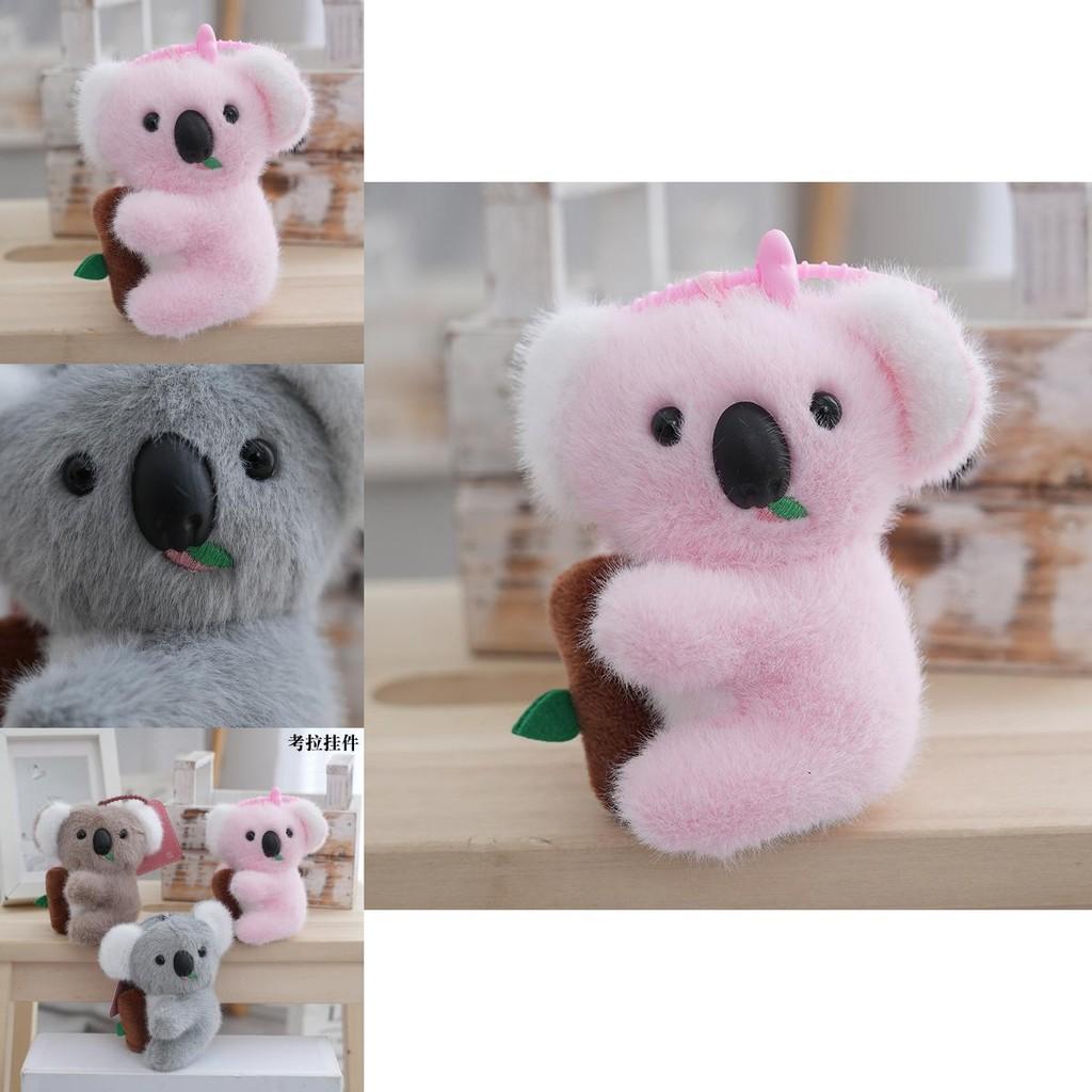 Charming Plush Koala Doll Keychain Unique Keyring For Couples With Soft Design