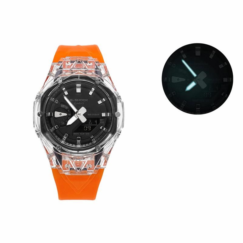 Casio Customized Watch Modified Series 811 Manufacturing Farmhouse Oak GA-2100-1A1 modified-Xiaguang Black Warrior Waterp