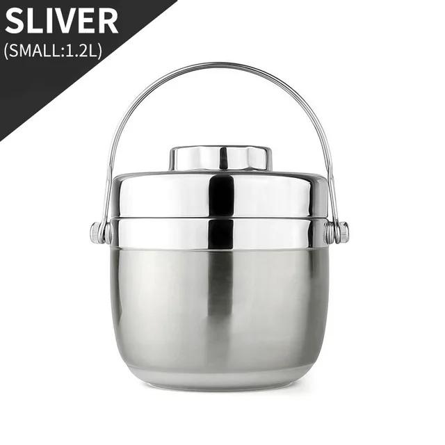 Bento Box Food Thermal Jar Ulation Soup Thermos Bag Portable Stainless Steel Leak-proof Tableware Lunch Storage Container