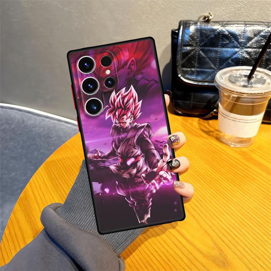 

Dragon Ball Super Saiyan God Back Phone Cover Case for Samsung Galaxy S23 Ultra S10 S20 S21 S24 FE S25 Edge S22 Plus S9 Galaxy S22 5G
