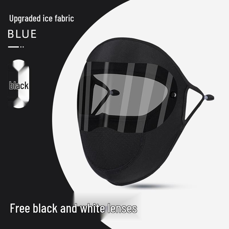 Ice Silk Women's Sunscreen Mask: UV Protection, Breathable, Stylish Design, Protects Eye Corners, 2024 Edition