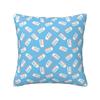 Milk Square Pillowcase Pillow Cover Cushion Decor Comfort Throw Pillow for Home Sofa