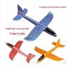 Kid's Foam Airplane Launcher & Thrower - Outdoor Flying Sports Toy for Boys