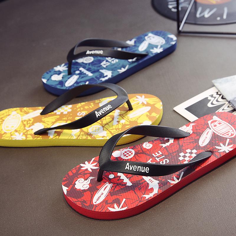 Summer Trend Men's Slippers Men's Beach Sandals Personalized Outer Sandals Outdoor Non-slip Flip-flops