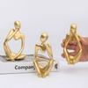 Desk Craft Compact Frame Widely Applicable Sweet Gift Home Decor No Burrs Abstract Figure Room Decal Interior Table Ornament