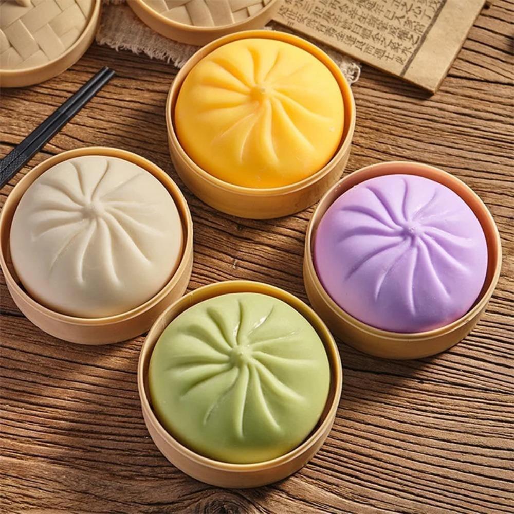 Hot Seller Giant Dumpling Simulation Food Squeeze Toy - Soft Fidget Toy For Anxiety Relief Decompression Stress Relief Play