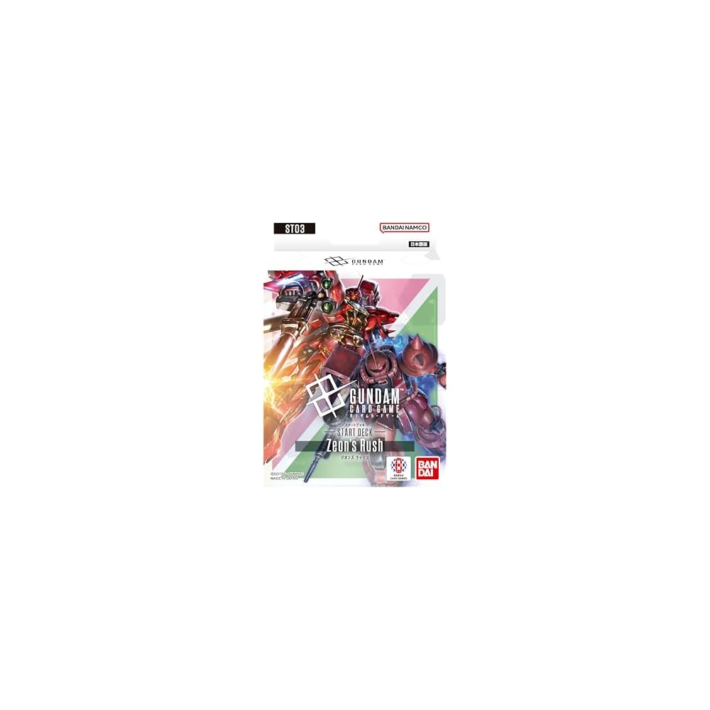 Bandai Gundam Card Game Start Deck Zeon s Rush ST03 Collectible Trading Card Game