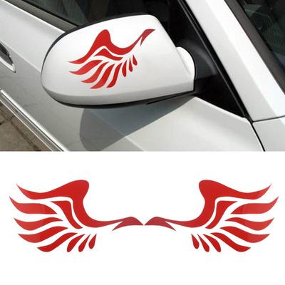 Nowe naklejki samochodowe skrzydła Design 3D naklejka dekoracyjna na lusterko boczne samochodu lusterko wsteczne