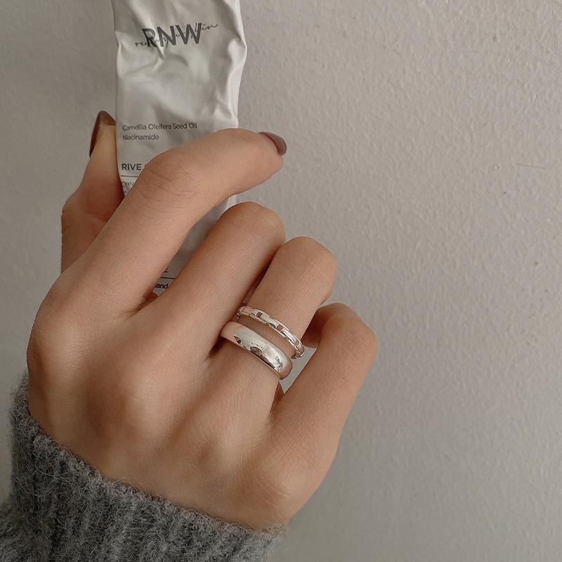 Fashion Stylish Korean Open Adjustable Ring For Women Featuring Elegant Cow Design Pattern