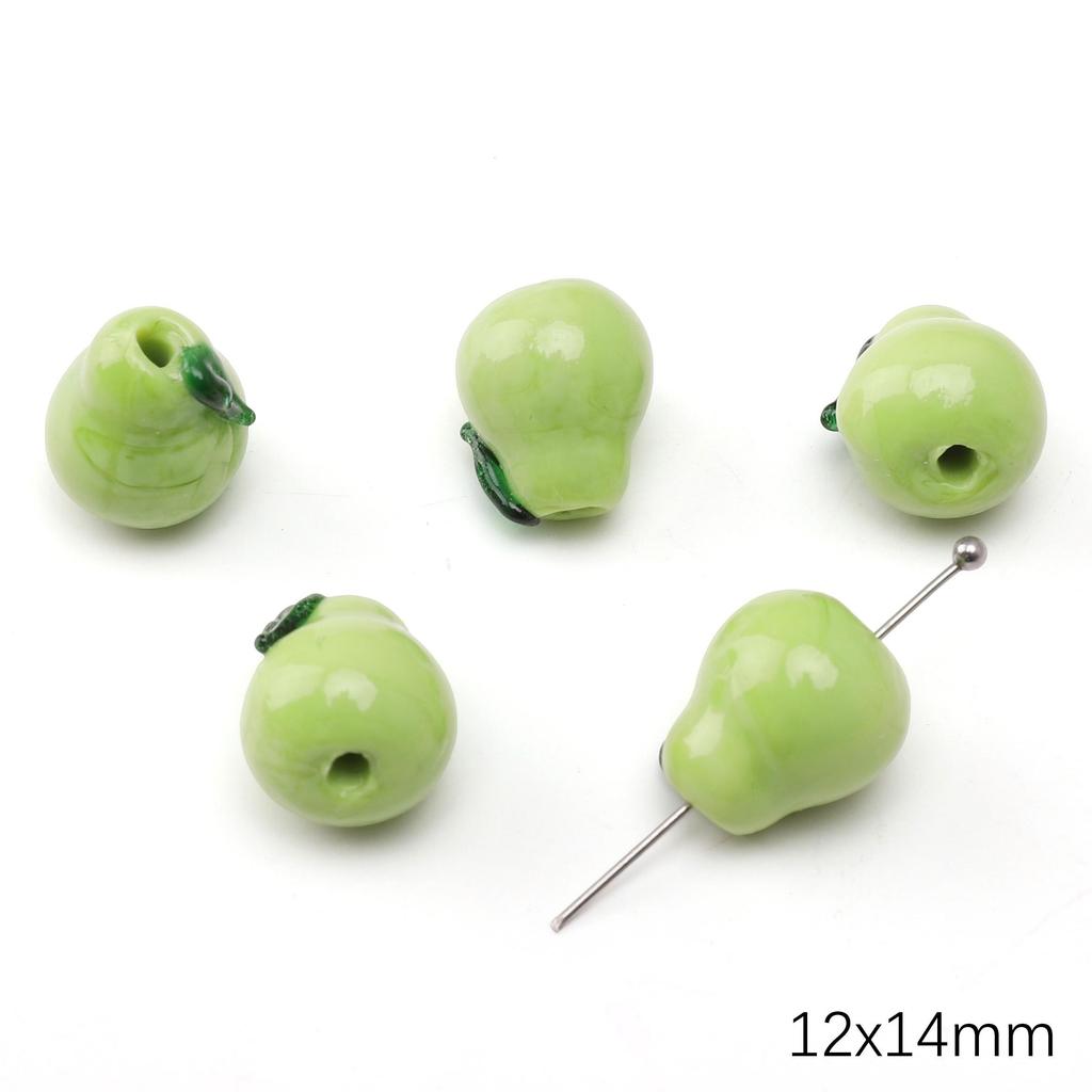Glass Beads Fruit Charm For DIY Necklace Bracelet Earrings Jewelry Making Craft Accessories