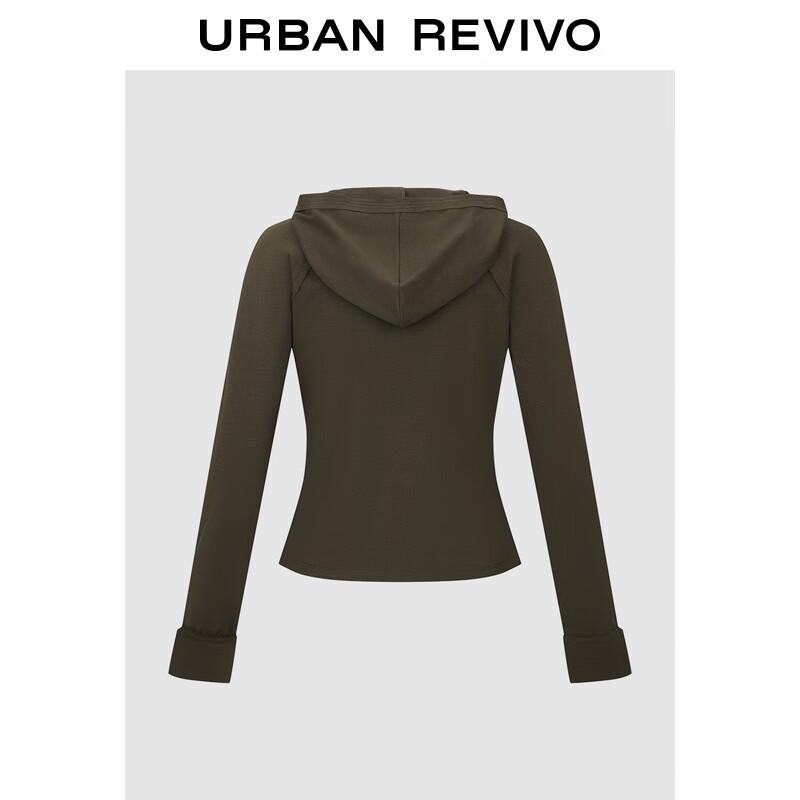 

Женская повседневная куртка с капюшоном на молнии UR S