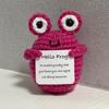Cute Crochet Frog Toy - Fun Animal Gift