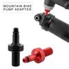 Bicycles Rear Shock Air Pumps Valves Adapter Tool Mountain Bike Suspension Air Valves Adapter Aluminum Alloy Converter