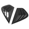 2 Pcs Rear Side Window Louver   Side Window Louvers Shutter Panel Trim for X6 E71 E72 2008 To 2014