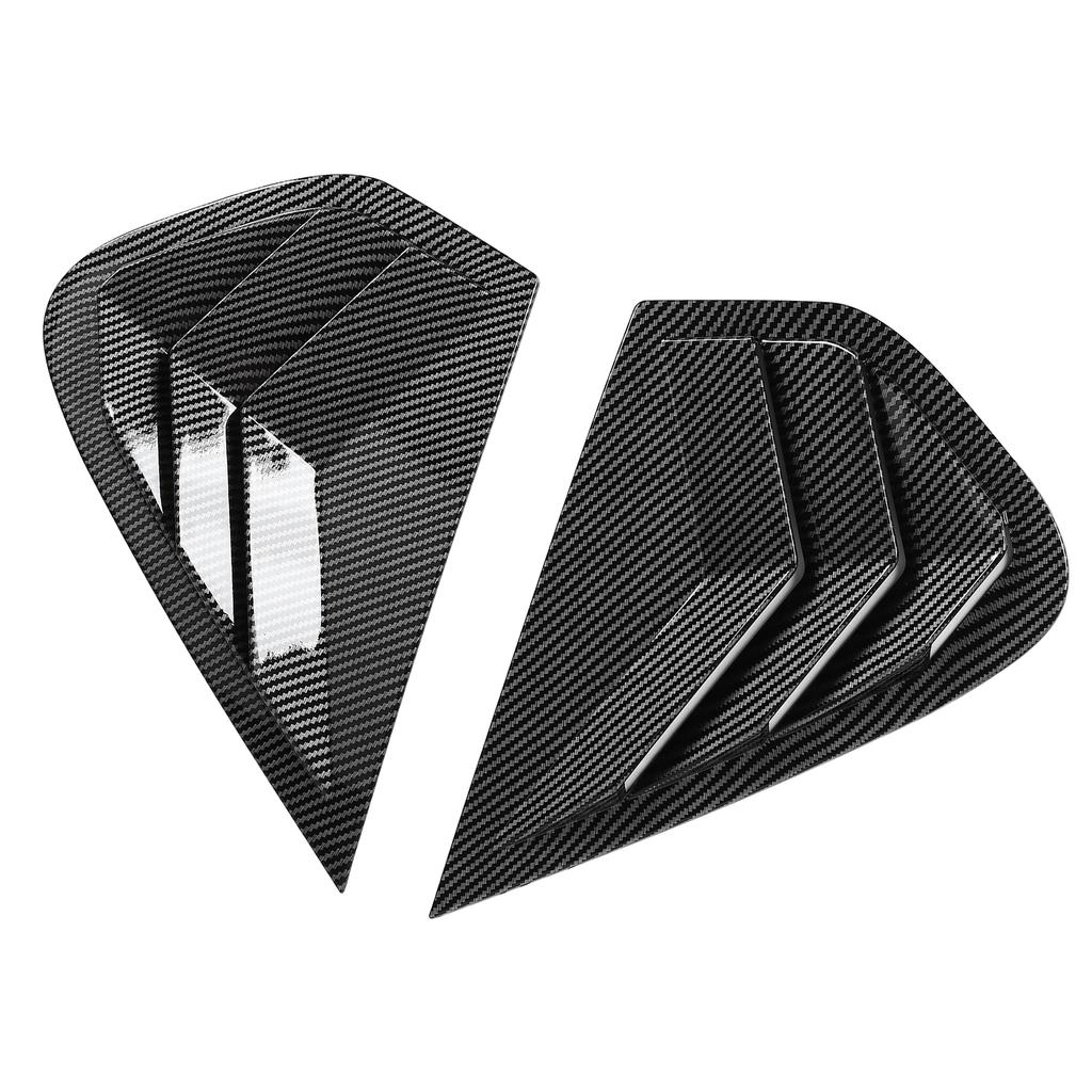 2 Pcs Rear Side Window Louver   Side Window Louvers Shutter Panel Trim for X6 E71 E72 2008 To 2014