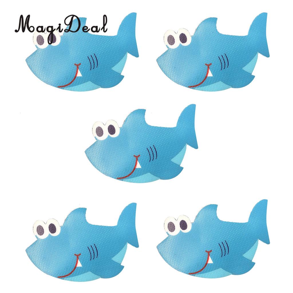 

MagiDeal 5 Piece Non Slip Bath Tub Stickers Bathroom Mat Shower Room Kitchens Stairs Floor Grip Shark China Mainland