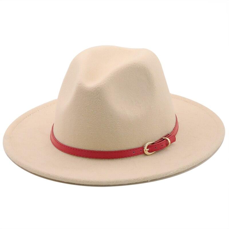 black Fedora Hat Wide Brim Jazz Hat 