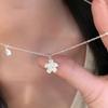 Cherry Blossom Women's Clavicle Necklace 2025: Luxury Artistic Design, Pure and Elegant.