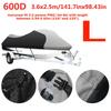 600D Waterproof Motor Boat Cover L/XL For Yamaha WaveRunner EXR VX Cruiser For Sea Doo GTI Motorboat Jet Ski Trailerable Cover