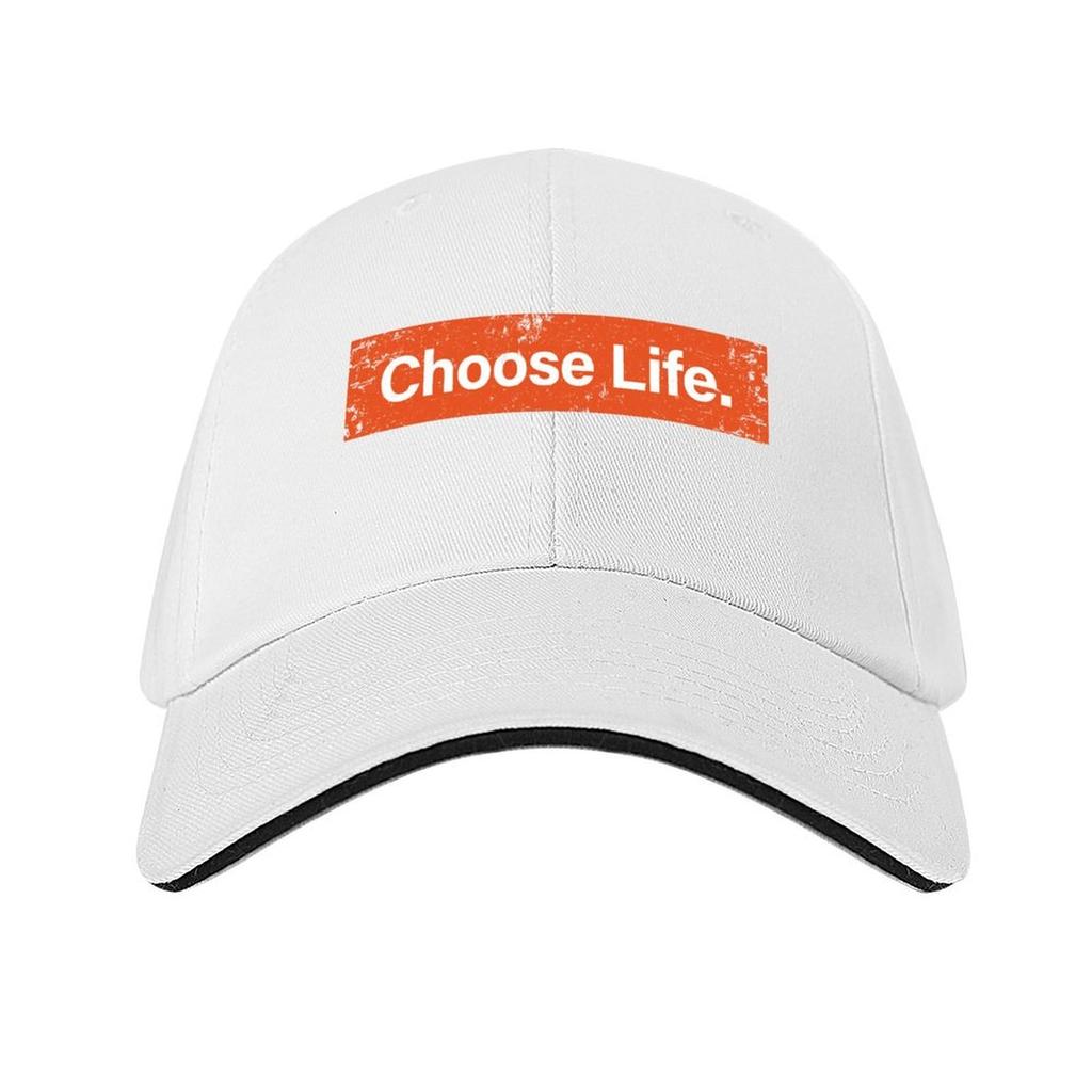 Choose Life Trainspotting Baseball Cap Thermal Visor Golf Hat Man Fashion Beach Dad Hat Womens Mens