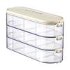 Seasoning box grid storage free stacking food grade large capacity sealing with cover dustproof and moisture proof seasoning storage box