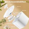 Cat Water Fountain with Automatic Circulating Flow - No Wet Mouth Pet Water Dispenser for Dogs - USB-Powered Pet Water Bowl