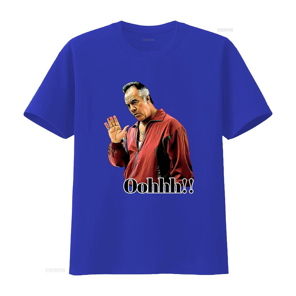 The Sopranos Paulie Walnuts Gualtieri Oh T Shirt Vintage Casual Graphic Top For Everyday Wear Designer Clothes Homme