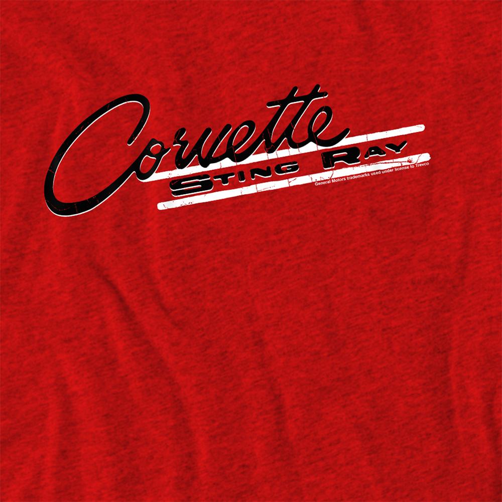 Chevrolet Unisex Adult Retro Stingray Heather T-Shirt