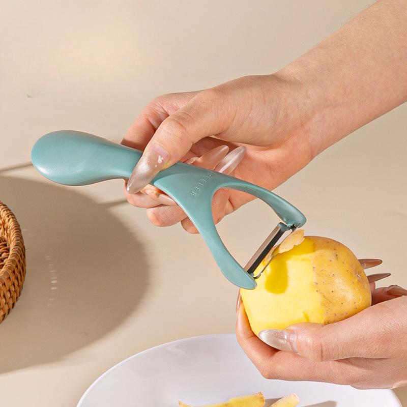 Magnetic Peeler Kitchen Multi-functional Fruit Peeler Scraper Stainless Steel Planer Potato Peeler