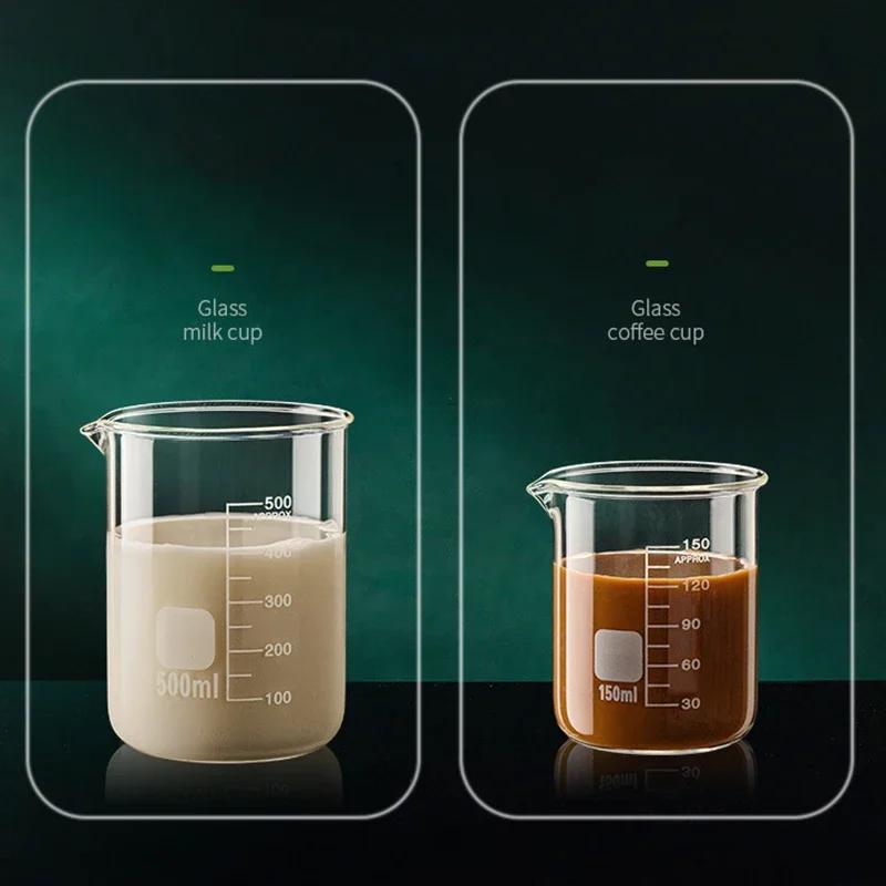50-1000ml Messbecher aus hochborosilikatglas Küche Labor Transparenter Becher mit Skala Küchenbackmessbecher