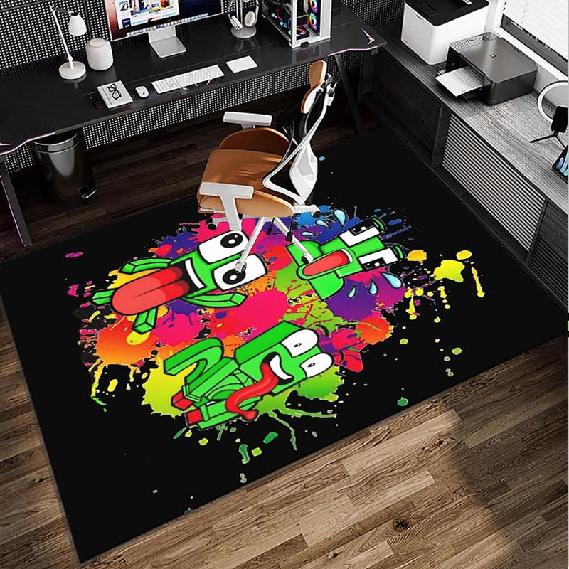 Colorful game Friends Office Rug Chair Mat, Game Carpet, Suitable for Front Door, Bedroom, Living Room, Desk, Holiday Gift