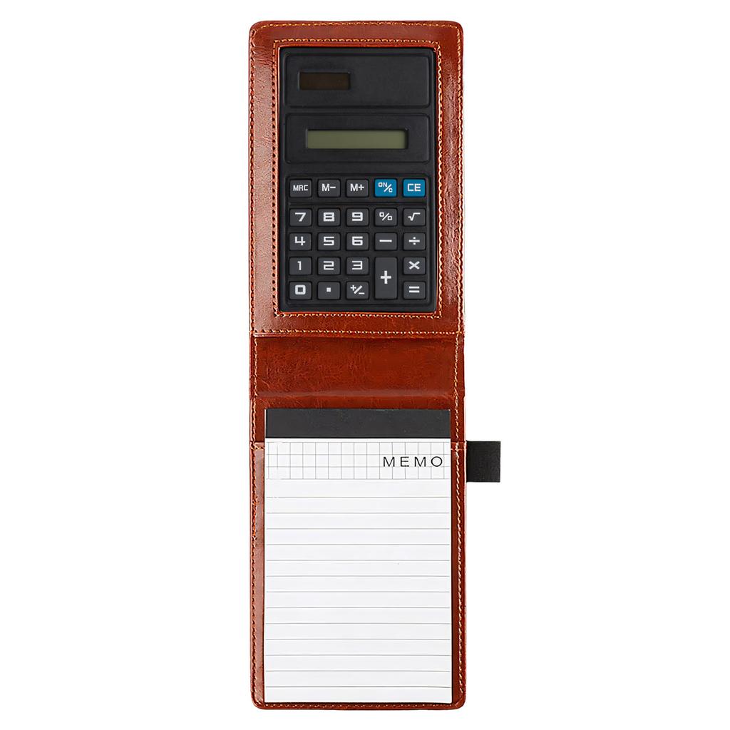 Compacts PU Leather A7 Size Budget Planner Cover with Calculator and Clipboard Personals Wallets Binders for Daily Use