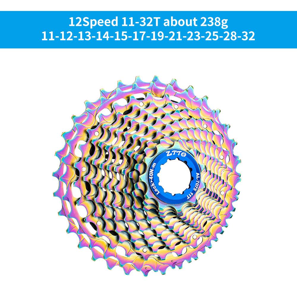 ZTTO Road Bike 12 Speed Cassette HG Freehub ULT 11-34T Gravel Bicycle 12Speed 11-28 Steel CNC34T UltraLight K7 12V 12s 32T