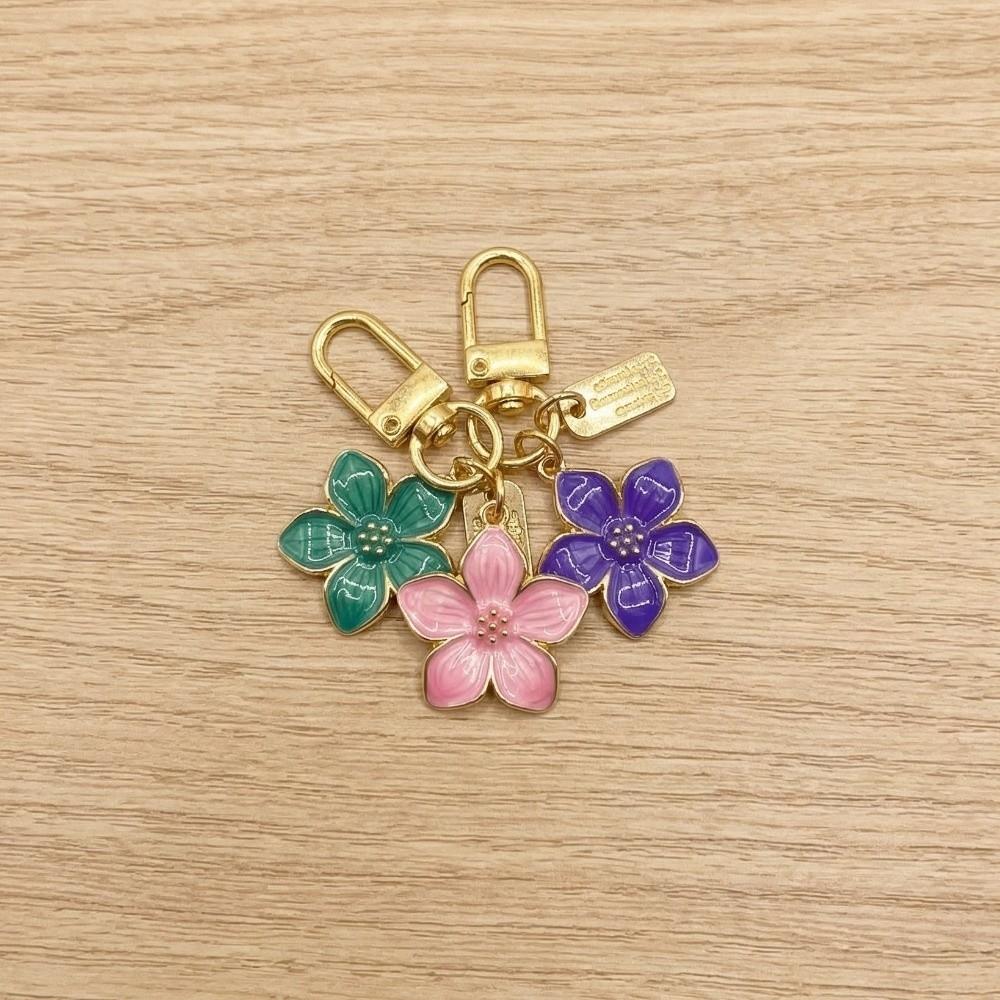 Mini Flower Pendant Cute Bag Hanging Funny Pear Blossom Keychain  Backpack Accessory