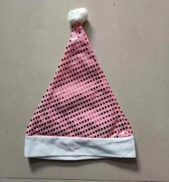 Five-Color Sequin Santa Hat - Christmas & New Year Gift