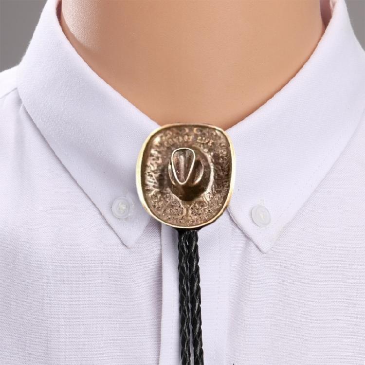 Personalizing Engraving Pendant Bolo Tie Collar Chain with Bull Head Pendant Fashion Neck Jewelry Unisex Daily Accessory