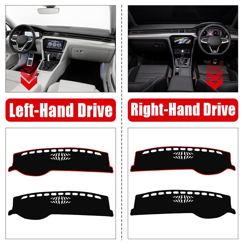 Car Dashboard Cover Mat For Volkswagen VW Passat B8 2015 2016 2017 2018      Trument Carpets Accessories