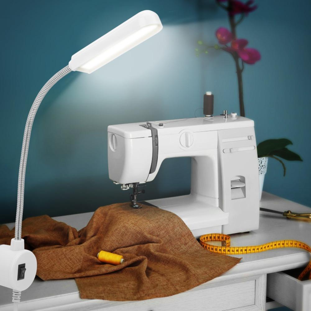 Magnetic Mounting Base Sewing Machine Light Flexible Gooseneck Arm Desk Lamp  Sewing Machine
