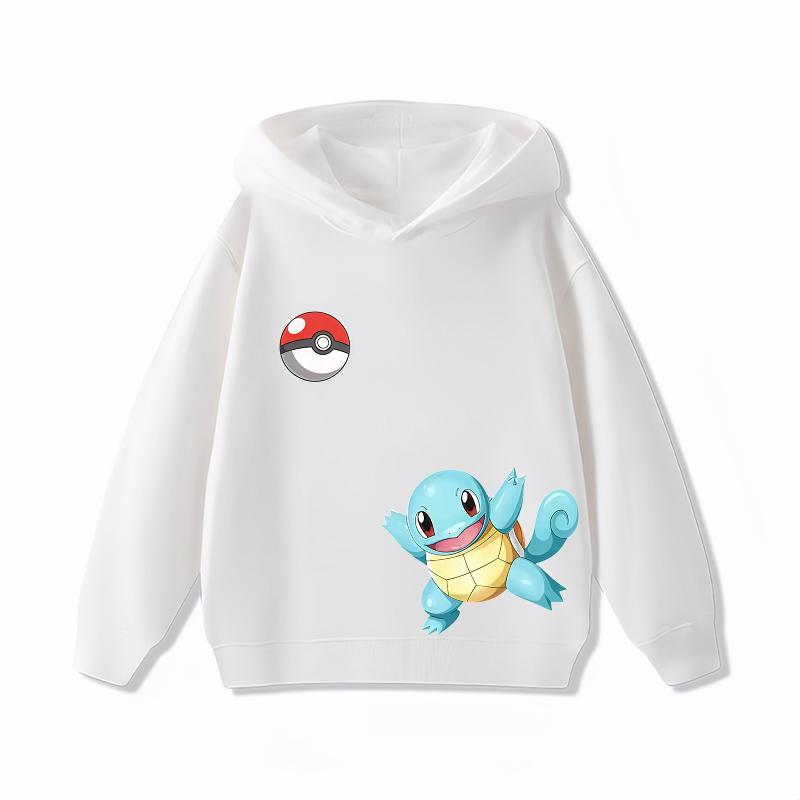 Felpa con Cappuccio Potdemiel Pikachu per Bambini Morbida e Comoda Adatta a Ragazzi e Ragazze Calda in Autunno e Inverno Felpa con Cappuccio per Bambini