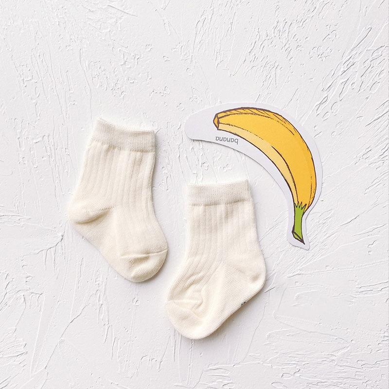 Candy Color Baby Socks Solid Cotton Toddler Sock Soft Breathable Sweat Absorption Knit Socks For Boy Girl Infant First Walker