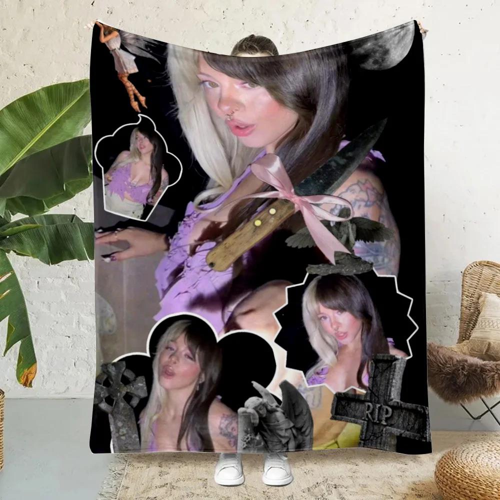 Melanie Martinez Music Printed Blanket Picnic Blankets Warm Blanket Soft and Comfortable Blanket Home Travel Birthday Gift